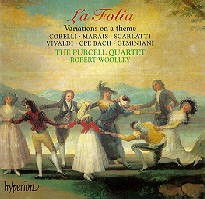 La Folia: Variationen über ein Thema, Werke von Corelli, Marais, Vivaldi, Geminiani u.a. / Hyperion