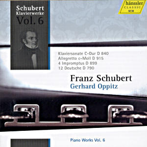 Franz Schubert Piano Works Vol. 6 / hänssler CLASSIC