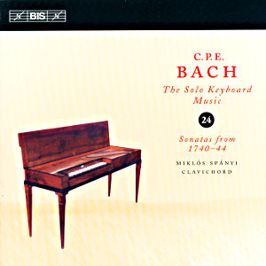 C.P.E. Bach, Solo Keyboard Music Vol. 24 / BIS