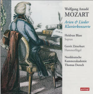 Wolfgang Amadé Mozart Arien & Lieder, Klavierkonzerte / gutingi
