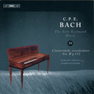 C.P.E. Bach, The Solo Keyboard Music 39 / BIS