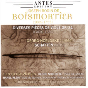 Joseph Bodin de Boismortier, Diverses Pièces de Viole op. 31 Joseph Bodin de Boismortier, Diverses Pièces de Viole op. 31