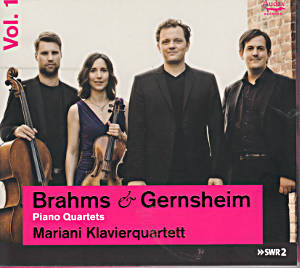 Brahms & Gernsheim, Piano Quartets