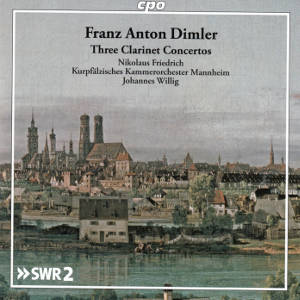 Franz Anton Dimler, Three Clarinet Concertos
