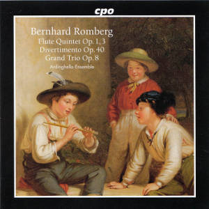 Bernhard Romberg, Flute Quintet op. 1,2 • Divertimento op. 40 • Grand Trio op. 8