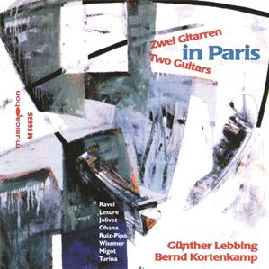 Zwei Gitarren in Paris, Werke von Ravel, Lesure, Jolivet, Ohana, Ruiz-Pipo, Wissmer, Migot, Turina / Musicaphon