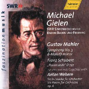 Michael Gielen, Mahler • Schubert • Webern / SWRmusic Michael Gielen, Mahler • Schubert • Webern / SWRmusic