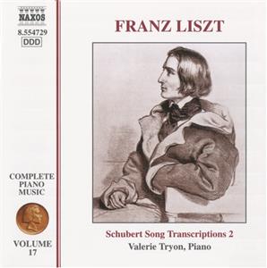 Liszt – Das gesamte Klavierwerk: Schubert Lied-Transkriptionen / Naxos Liszt – Das gesamte Klavierwerk: Schubert Lied-Transkriptionen / Naxos