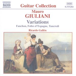 Mauro Giuliani Guitar Music Vol. 1 – Variations / Naxos