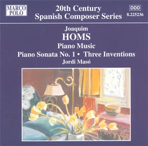 Joaquim Homs Piano Music Volume 2 / Marco Polo