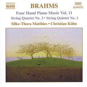 Johannes Brahms – Four Hand Piano Music Vol. 11 / Naxos Johannes Brahms – Four Hand Piano Music Vol. 11 / Naxos