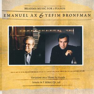 Brahms: Music For 2 Pianos / Sony Classical