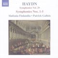 Joseph Haydn Symphonies Vol. 29 / Naxos Joseph Haydn Symphonies Vol. 29 / Naxos