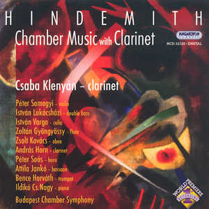 Hindemith Chamber Music with Clarinet / Hungaroton