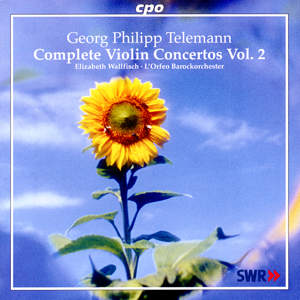 Georg Philipp Telemann Concertos for Violin, Strings & B.c. Vol. 2 / cpo Georg Philipp Telemann Concertos for Violin, Strings & B.c. Vol. 2 / cpo