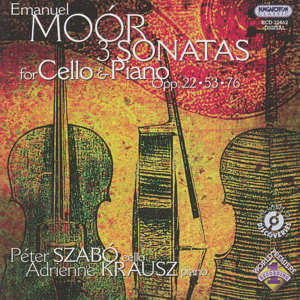 Emanuel Moór Sonatas for Cello & Piano / Hungaroton