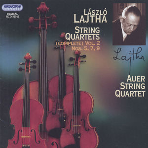 László Lajtha String Quartets (Complete) Vol. 2 / Hungaroton