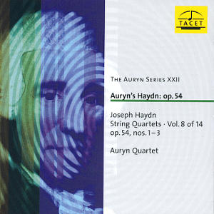 The Auryn Series XXII, Joseph Haydn: String Quartets op. 54 nos. 1-3 / Tacet