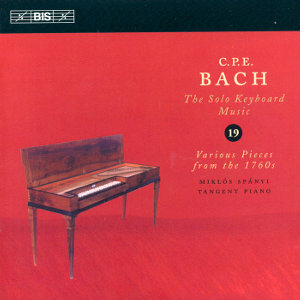 C.P.E. Bach, The Solo Keyboard Music Vol. 19 / BIS