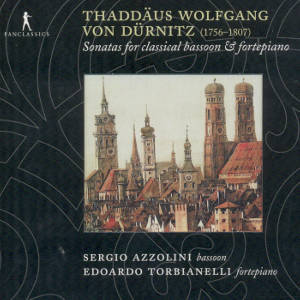 Thaddäus Wolfgang von Dürnitz Sonatas for classical basson & fortepiano / Pan Classics
