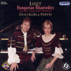 Ferenz Liszt, Hungarian Rhapsodies - original duet versions / Hungaroton Ferenz Liszt, Hungarian Rhapsodies - original duet versions / Hungaroton