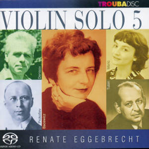 Violin solo Vol. 5, Renate Eggebrecht / Troubadisc