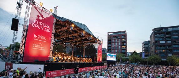 Europa Open Air mit dem hr-Sinfonieorchester in Frankfurt, Foto: hr / Ben Knabe