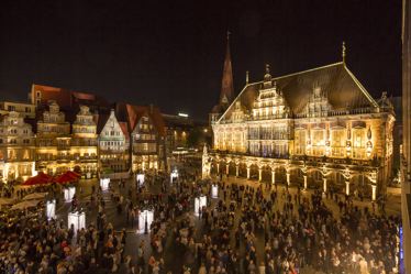 Der Bremer Rathaus-Marktplatz, Foto: Nikolai Wolff, Fotoetgage