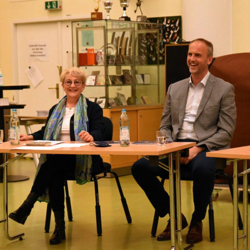 Chormanagerin Susanne Vongries und Peter Dijkstra, der neue Künstlerische Leiter, Foto: Alexander Heinzel