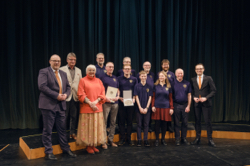 Claudia Roth ehrt den Posaunenchor Döbeln, Foto: Christina Stivali