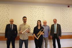 Dr. Stefan Ziegler, Jesus Gomez Tortola, Myriam Colliou, Prof. Klaus Bräker, Prof. Dr. Thomas Grosse, Foto: Hfm Detmold / F. Plettenberg