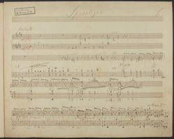 Franz Liszt, Sposalizio, 1. Seite, Foto: Klassik Stiftung Weimar