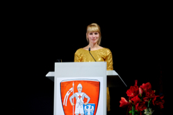 Johanna Knefelkamp hielt eine sehr persönliche Dankesrede, Foto: Sonja Seufferth/Stadt Bamberg