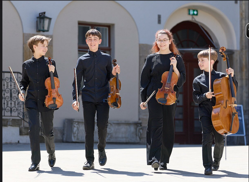 Junges Streichquartett bei Jugend musiziert., Foto: Oliver Borchert