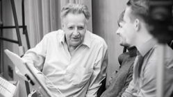 Peter Gülke beim Forum Dirigieren mit Clemens Mohr und Ingmar Beck., Foto: Marie Lang