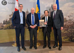 Philipp Stein, Martijn Sanders, Marshall Marcus, Martin Eichtinger (v.l.n.r.), Foto: NLK Filzwieser