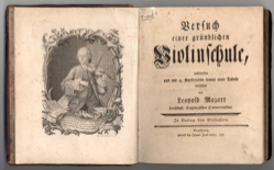 Leopold Mozarts Versuch einer gründlichen Violinschule, Foto: Stiftung Mozarteum Salzburg