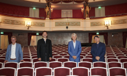 (v.l.n.r.) Bernd Siebler, Rubén Dubrovsky, Anthony Bramall und Josef E. Koepplinger, Foto: Christian Pogo Zach