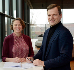(v.r.n.l.) Riso Joos und Kartrin Kirsch, Foto: Fotostudio M42